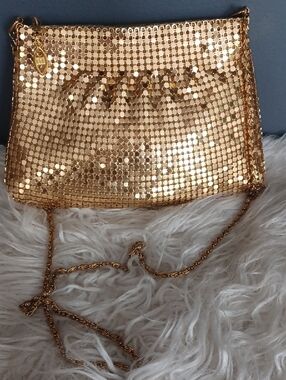 Vintage Gold Metal Purse